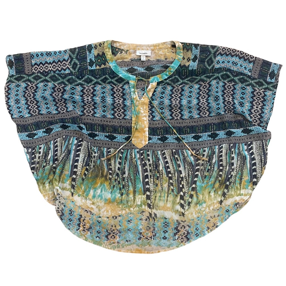 Dress Barn Sheer Butterfly Blouse